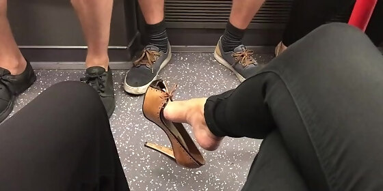 dangling on the tube