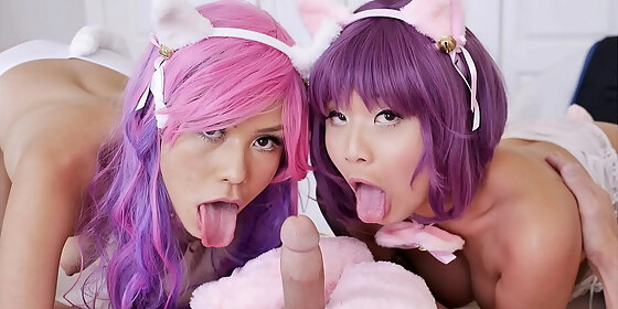 asian catgirls getting punished with disciplinary dick youngjav