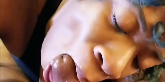 lalola klitz sucking my big black dick