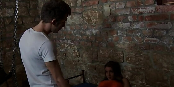 cfnm pegging 3some for guy by babes