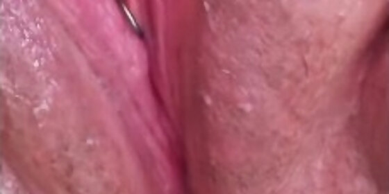 pierced wet milf pussy needs love