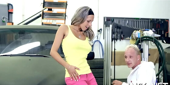 lustful blonde tracy fucked fellow