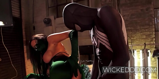 anal with horny venom avengers parody