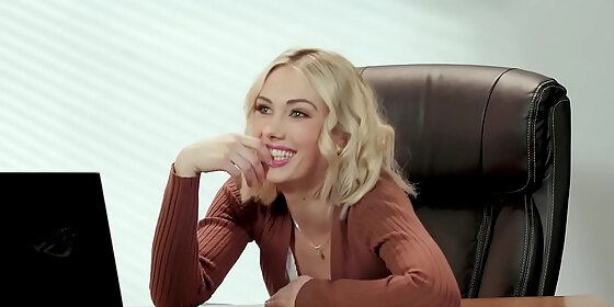 blonde lesbian fingers hairy office mate