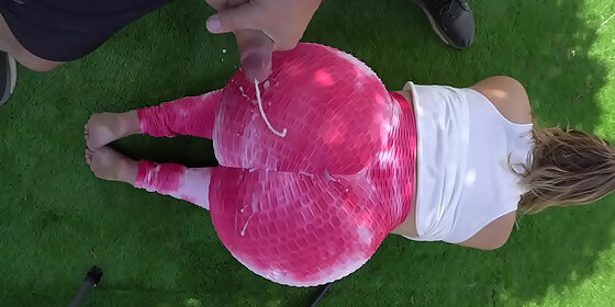 cum on leggings ass feet soles huge cumshot yummycouple