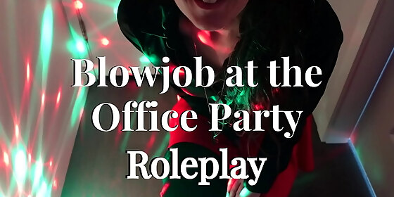 girlfriend gives you blowjob at the office party anna winters