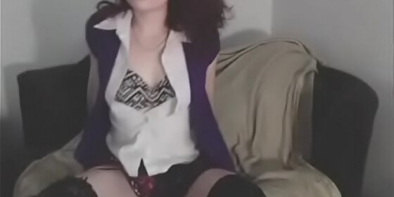 making my step sister bend over and cum on cam