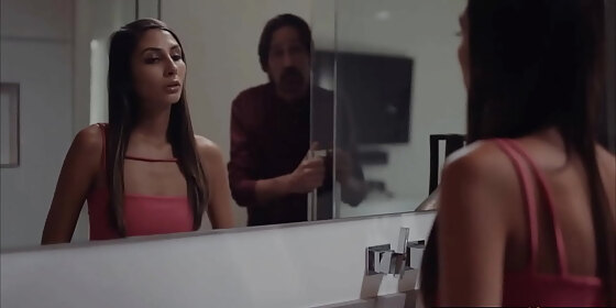 old stepdad drills teen stepdaughter
