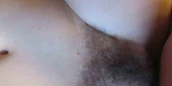pussy orgasm cream and a cumshot on open labia i cream on his cock he cums on my hairy milf bush