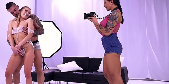private com horny chloe lamour and eveline dellai fuck a lucky cock