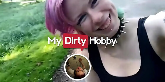 elliyoung gets her tight juicy pussy fucked on a bench at a park my dirty hobby