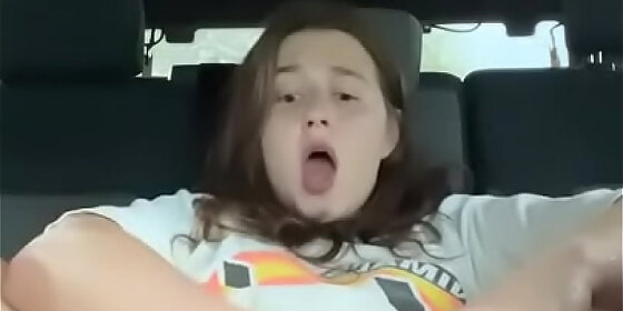 crazy chubby masturbates in the car alanarose8