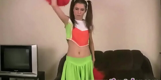 hot tiny tyler cheer girls masturbate solo