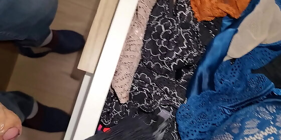 piss and cum in lady s thongs