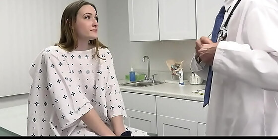 cute teen patient needs doctor s help with her chronic back everly haze