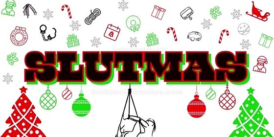 strap on with ball gag and leash slutmas