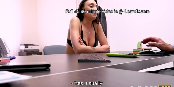 loan4k cecile raven spreads legs so loaner instantly approves a credit