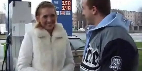 polish porn adventure with a hostess from a gas station