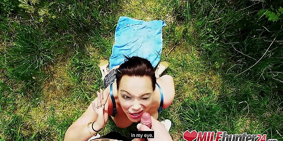 the notorious milf hunter spoils mature dirty priscilla outdoors with his hard boner in her wet ole snatch full scene i banged this milf from milfh