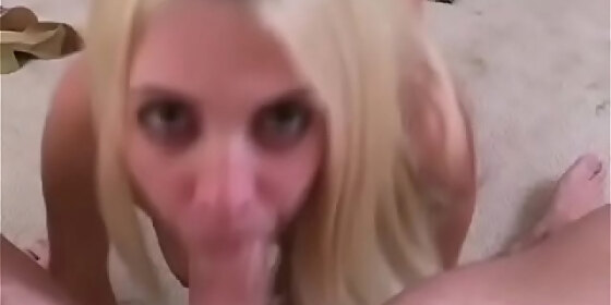 blonde blowjob fun