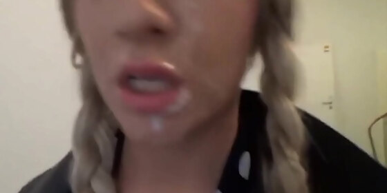 i go to the market with cum on my face