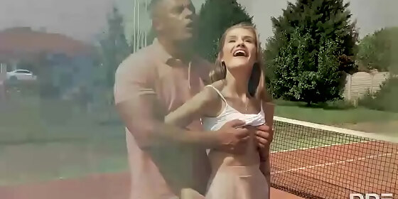 she goes for penis instead of tennis