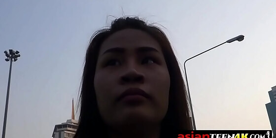 horny sex tourist is looking for a petite asian teen to fuck with him for free