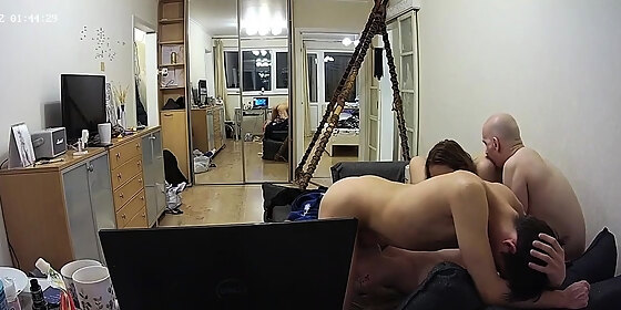 hot amateur teens have group sex in van