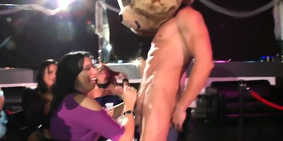 tons of whores happy to watch one eyed monster