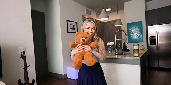 stepdaughter playing the wife for her college assignment