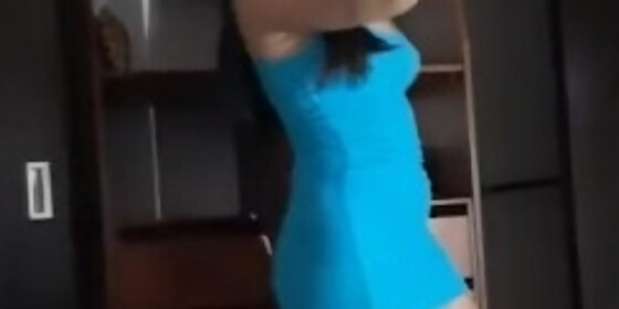 i premiere my new bodysuit while he recorded me