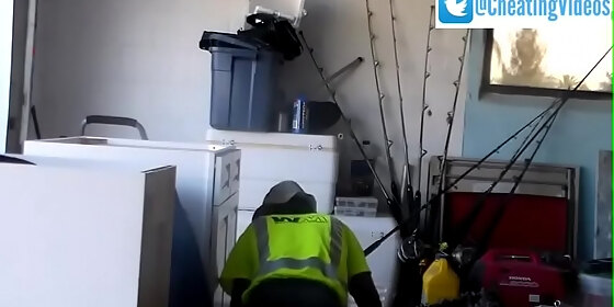 wife fucks worker while husband is away at work thotcam xyz