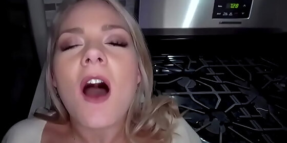huge ass blonde hot milf step mom fucks in kitchen pov lisey sweet