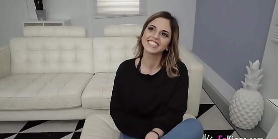 2 cocks 1 pussy double vaginal experience for super busty alice