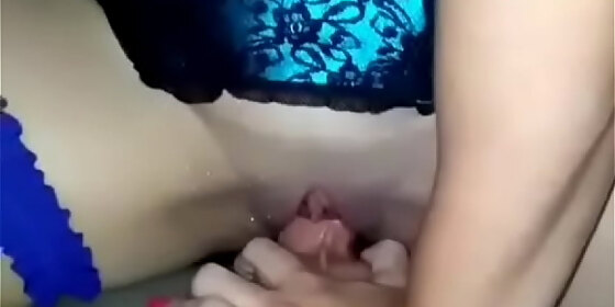 hot babe having fun with her toy
