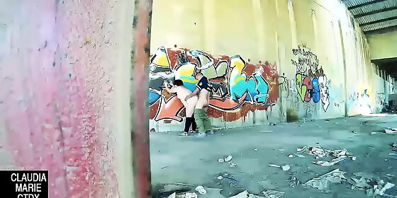 when a street wall is good for fucking hard
