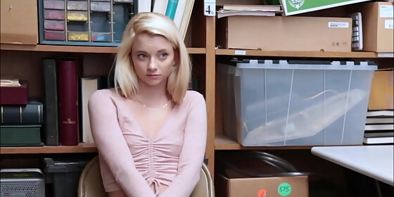 youngthief hot little blonde teen thief shoplifter sex with officer for freedom riley star bambino