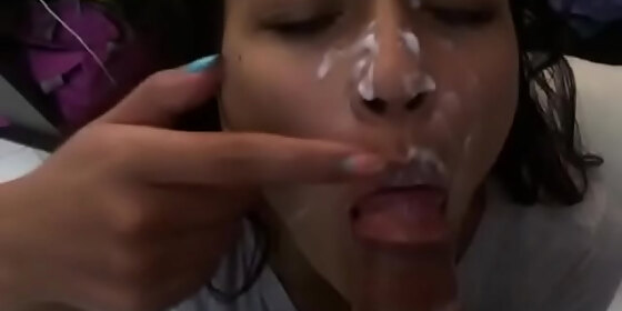 desi girl ishika messy facial