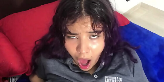 i fuck my stepbrother and he cums on my buttocks