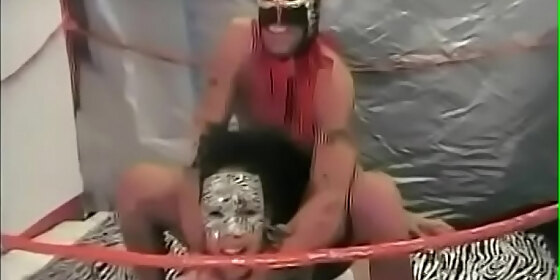 king of intergender sports man vs women masked wrestling match underground intergender wrestling promotion