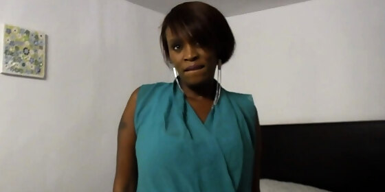 huge tits black mother sucking for a job