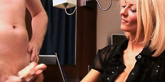 classy dom wanks cock and calls it small