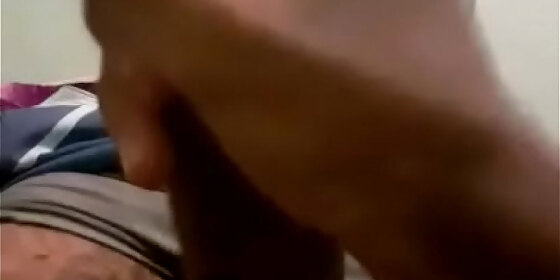brunette wanking cumming