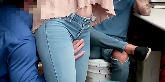 teen with braces fucked by security officer