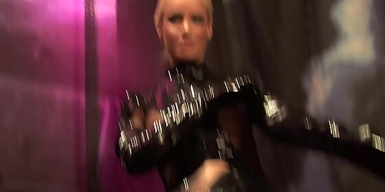 superb mistress masturbating in pov