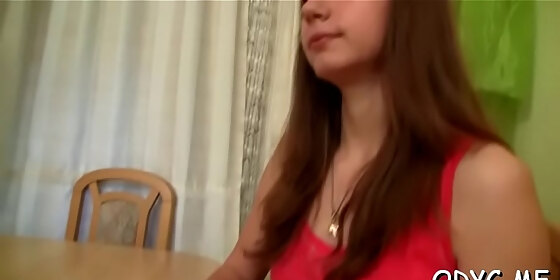 dirty redhead maid naomi craves for shlong and gets it