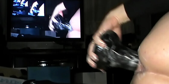 black dildo very big very long 1