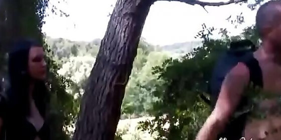 slutty milf vladana gets dped in the woods