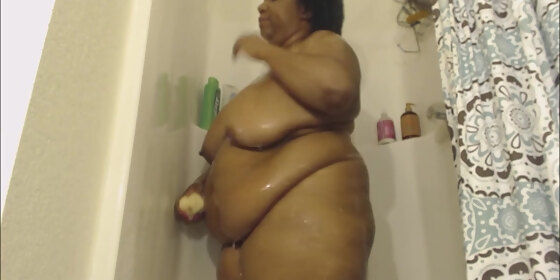 Ebony Phat Ass Shower - 1st Shower Video HD SEX Porn Video 15:46