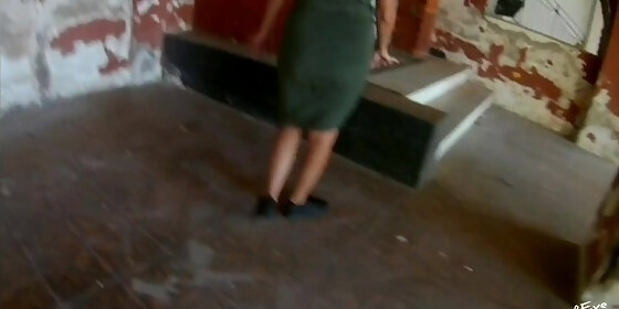 my wife gets fucked by a stranger in an abandoned house